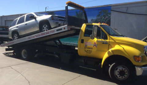 Cash For Cars San Jose premium Flatbed Tow Truck